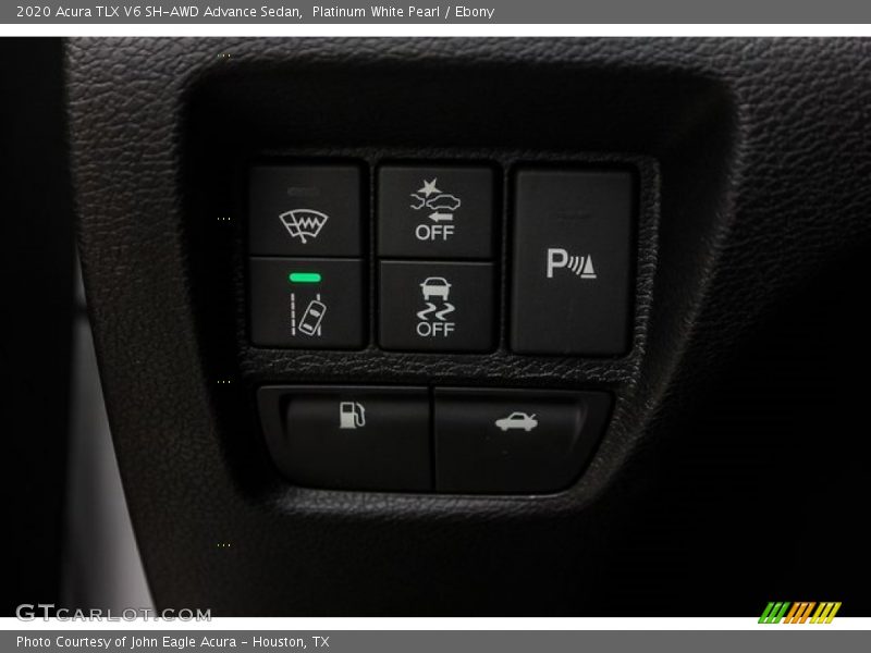 Platinum White Pearl / Ebony 2020 Acura TLX V6 SH-AWD Advance Sedan