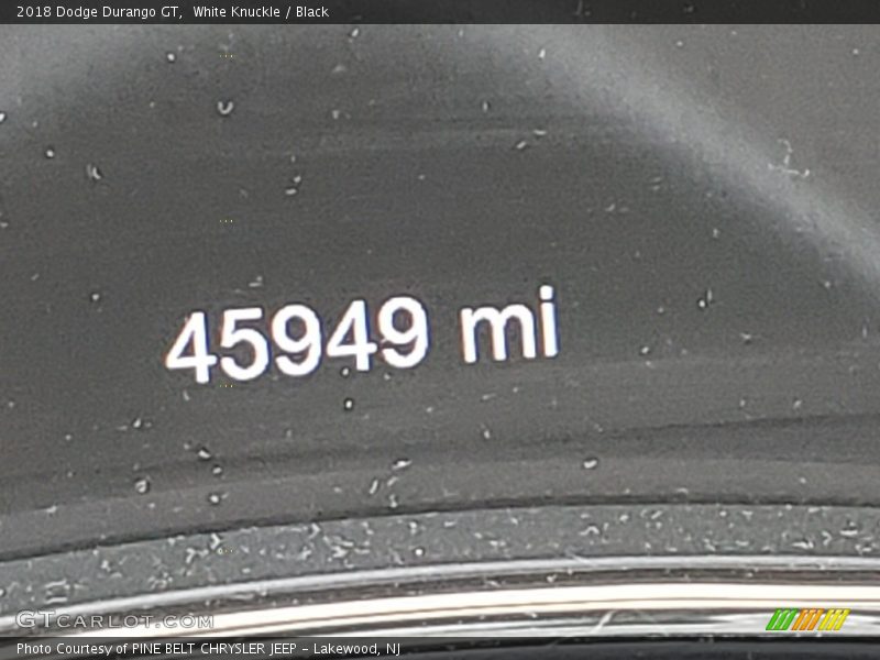 White Knuckle / Black 2018 Dodge Durango GT