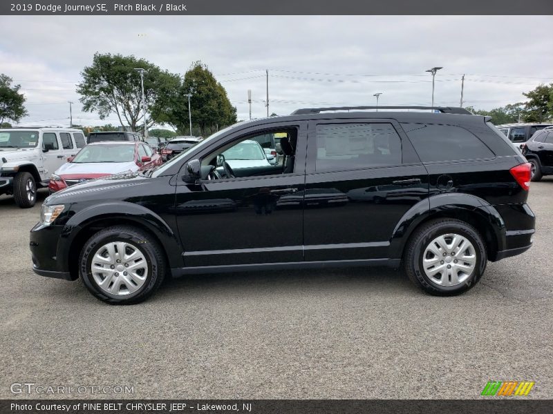 Pitch Black / Black 2019 Dodge Journey SE