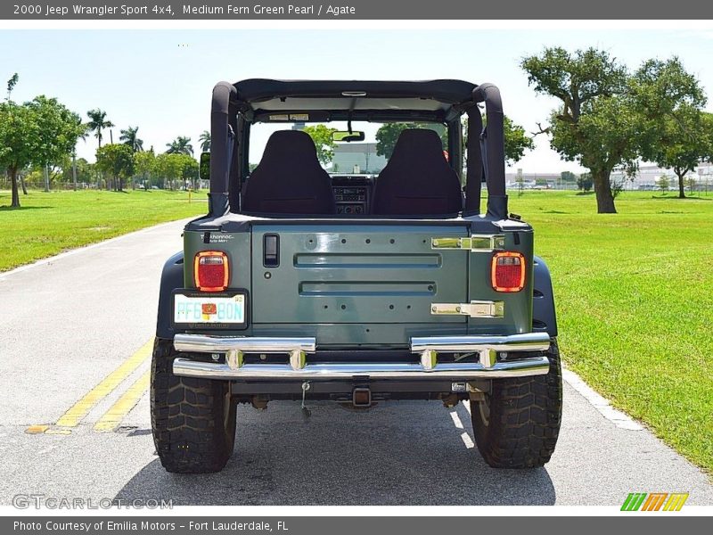 Medium Fern Green Pearl / Agate 2000 Jeep Wrangler Sport 4x4