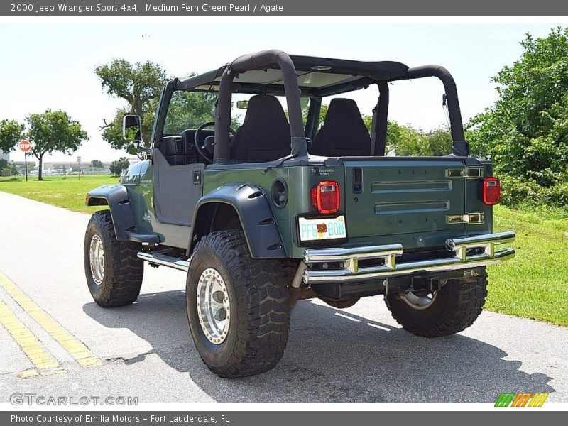 Medium Fern Green Pearl / Agate 2000 Jeep Wrangler Sport 4x4