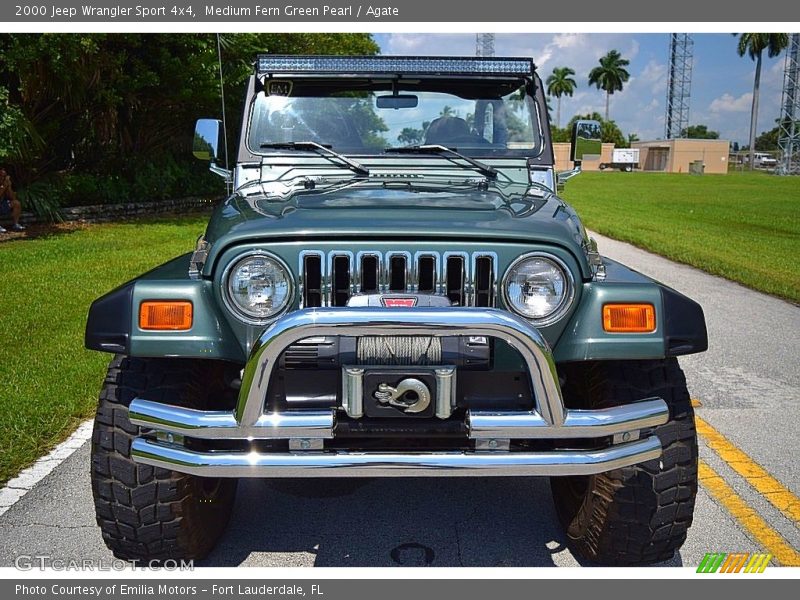 Medium Fern Green Pearl / Agate 2000 Jeep Wrangler Sport 4x4