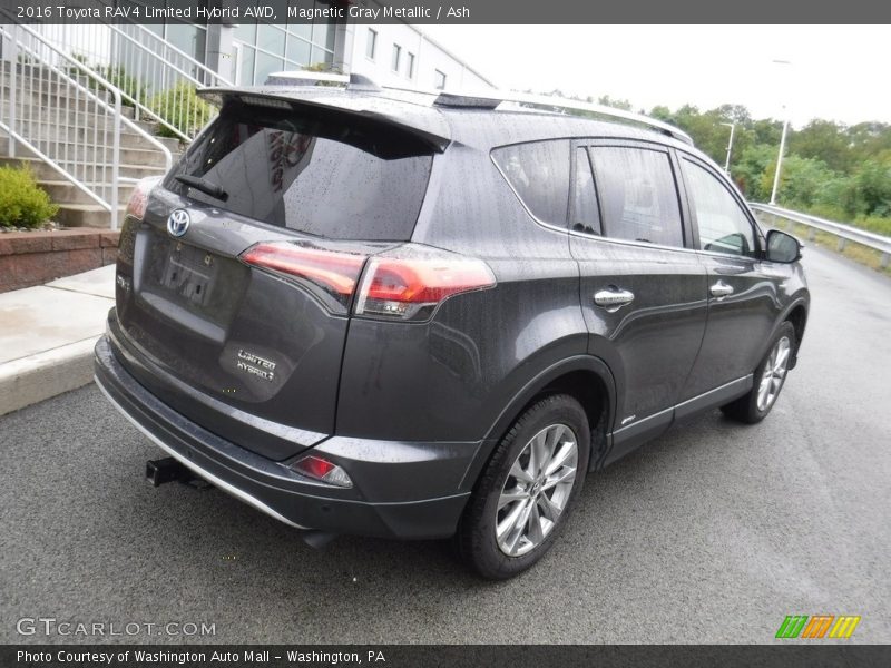 Magnetic Gray Metallic / Ash 2016 Toyota RAV4 Limited Hybrid AWD