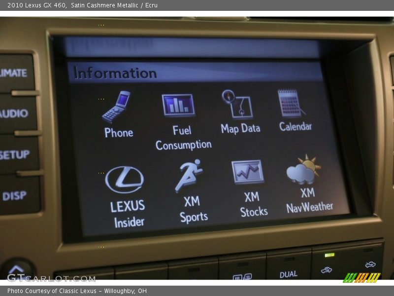 Satin Cashmere Metallic / Ecru 2010 Lexus GX 460