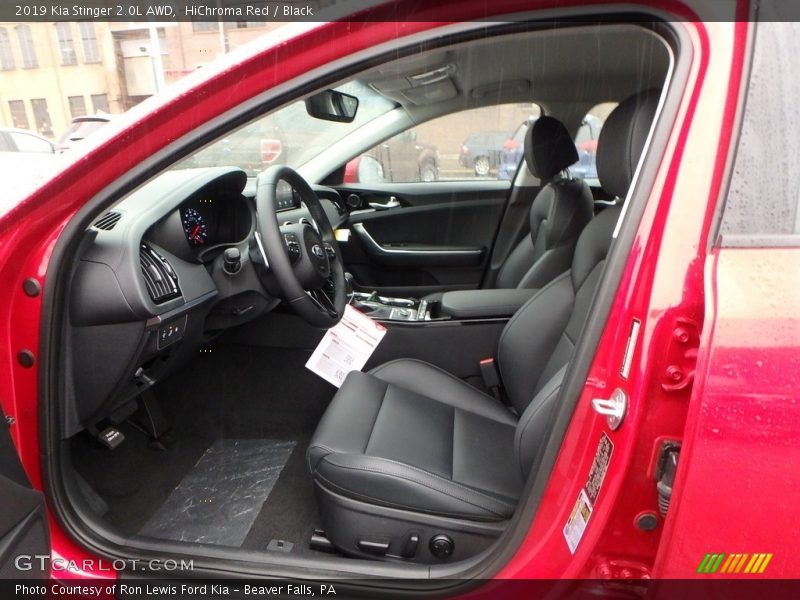  2019 Stinger 2.0L AWD Black Interior