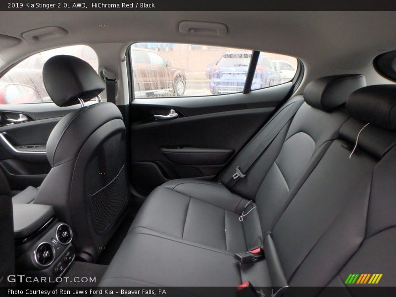Rear Seat of 2019 Stinger 2.0L AWD
