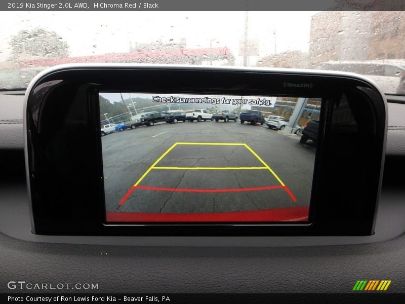 HiChroma Red / Black 2019 Kia Stinger 2.0L AWD