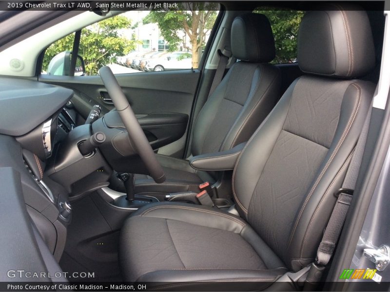 Satin Steel Metallic / Jet Black 2019 Chevrolet Trax LT AWD