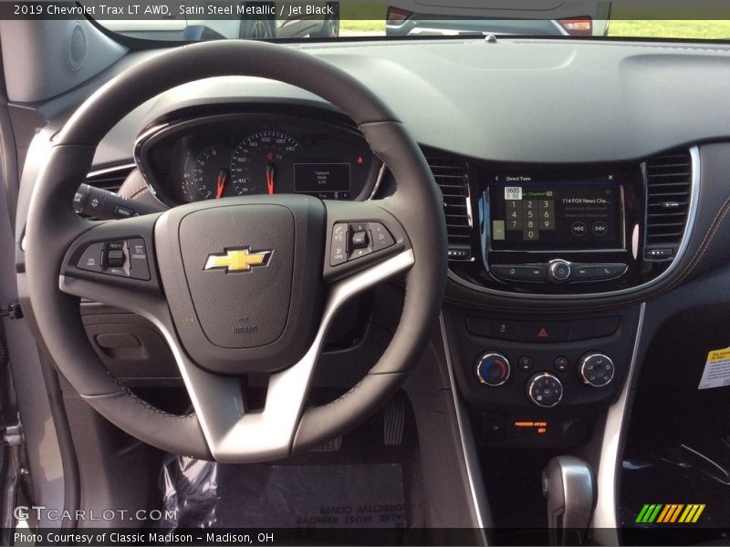 Satin Steel Metallic / Jet Black 2019 Chevrolet Trax LT AWD