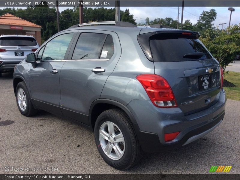 Satin Steel Metallic / Jet Black 2019 Chevrolet Trax LT AWD