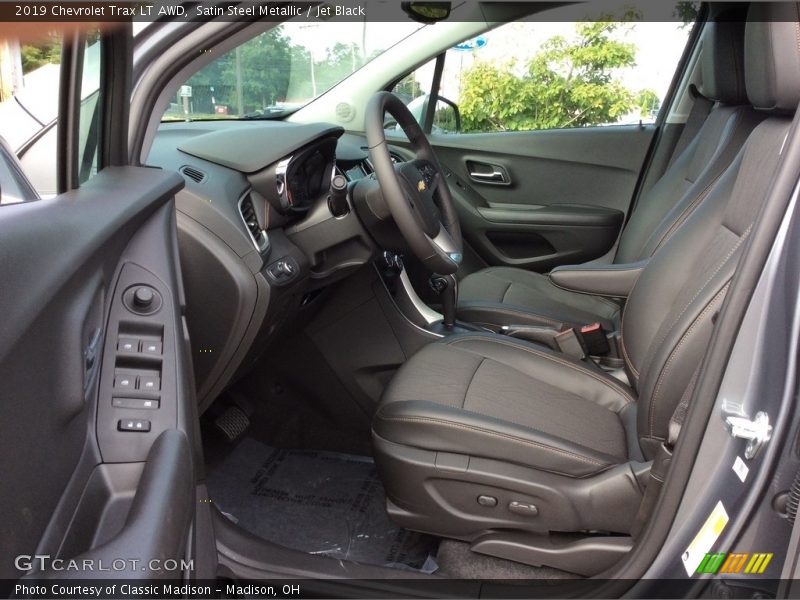 Satin Steel Metallic / Jet Black 2019 Chevrolet Trax LT AWD