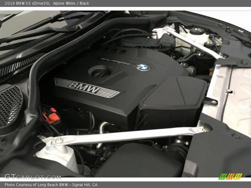 Alpine White / Black 2019 BMW X3 sDrive30i