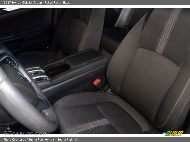 Rallye Red / Black 2017 Honda Civic LX Sedan