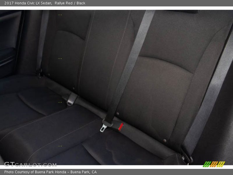 Rallye Red / Black 2017 Honda Civic LX Sedan
