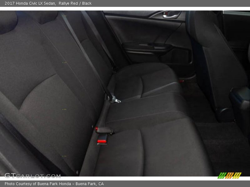 Rallye Red / Black 2017 Honda Civic LX Sedan