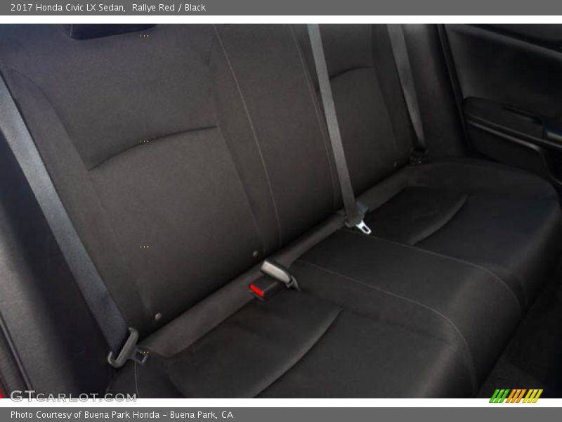 Rallye Red / Black 2017 Honda Civic LX Sedan