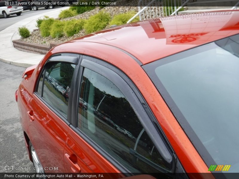 Hot Lava / Dark Charcoal 2013 Toyota Corolla S Special Edition