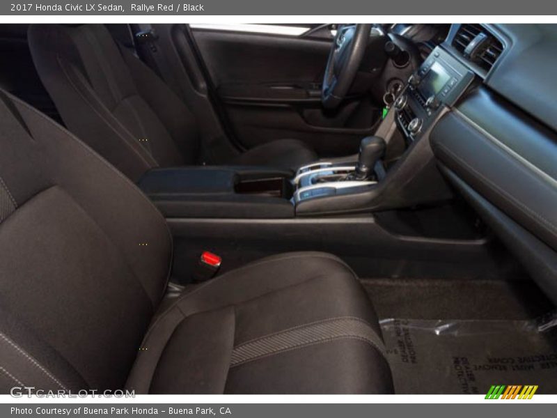 Rallye Red / Black 2017 Honda Civic LX Sedan