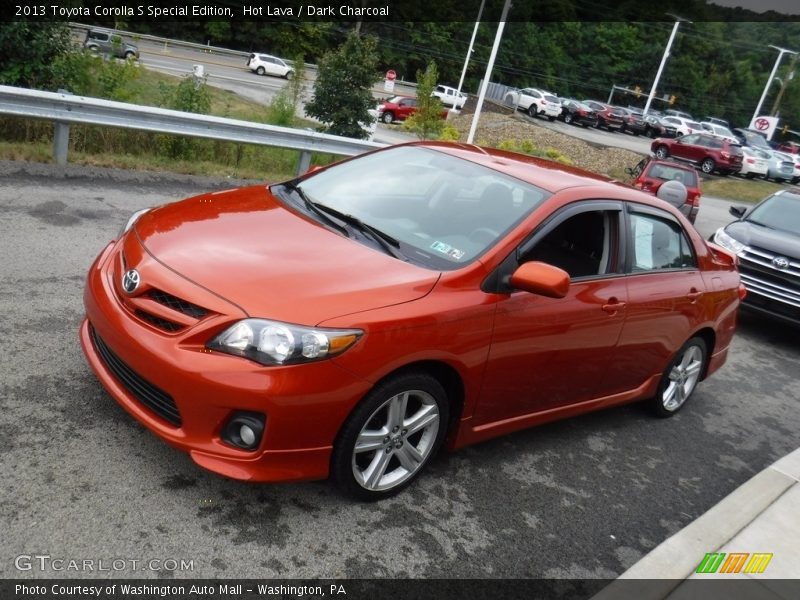 Hot Lava / Dark Charcoal 2013 Toyota Corolla S Special Edition