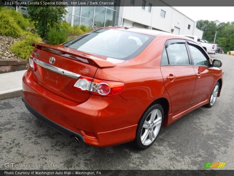 Hot Lava / Dark Charcoal 2013 Toyota Corolla S Special Edition