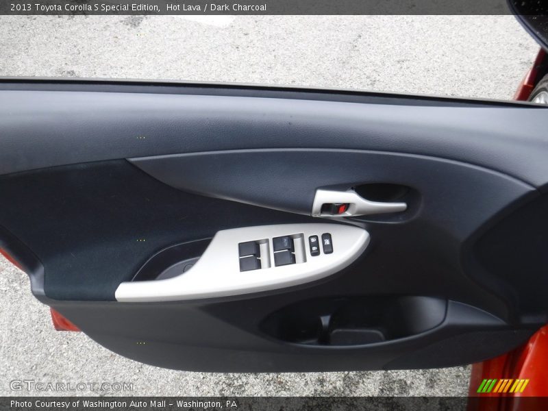 Hot Lava / Dark Charcoal 2013 Toyota Corolla S Special Edition