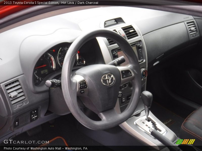 Hot Lava / Dark Charcoal 2013 Toyota Corolla S Special Edition