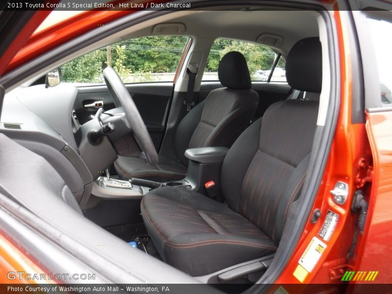 Hot Lava / Dark Charcoal 2013 Toyota Corolla S Special Edition