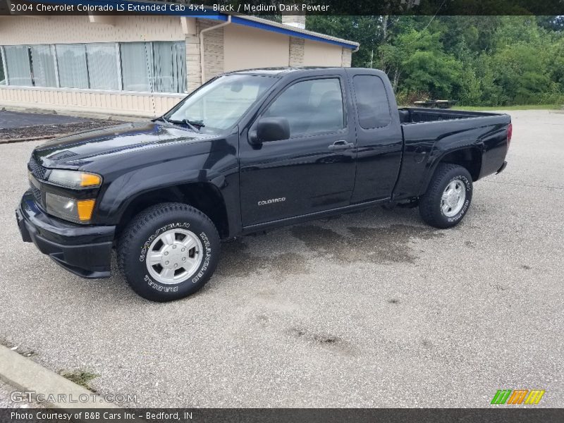 Black / Medium Dark Pewter 2004 Chevrolet Colorado LS Extended Cab 4x4