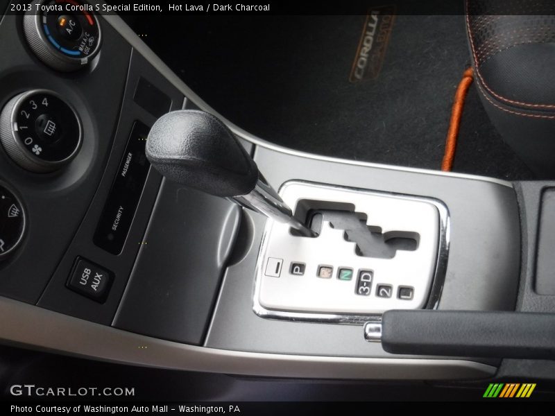 Hot Lava / Dark Charcoal 2013 Toyota Corolla S Special Edition