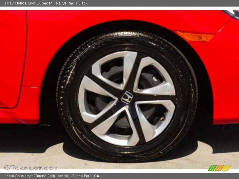 Rallye Red / Black 2017 Honda Civic LX Sedan