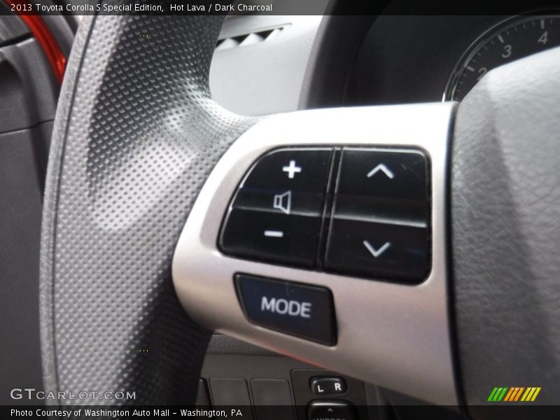 Hot Lava / Dark Charcoal 2013 Toyota Corolla S Special Edition