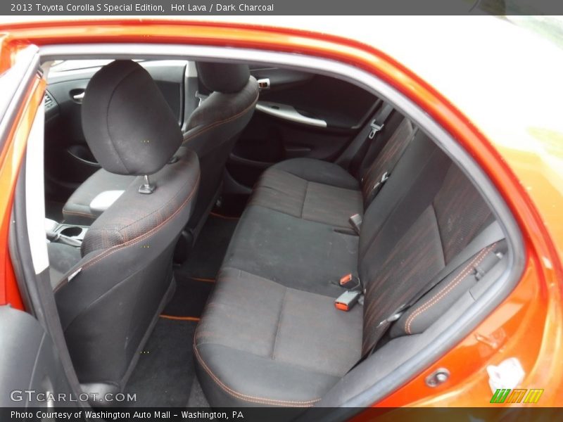Hot Lava / Dark Charcoal 2013 Toyota Corolla S Special Edition