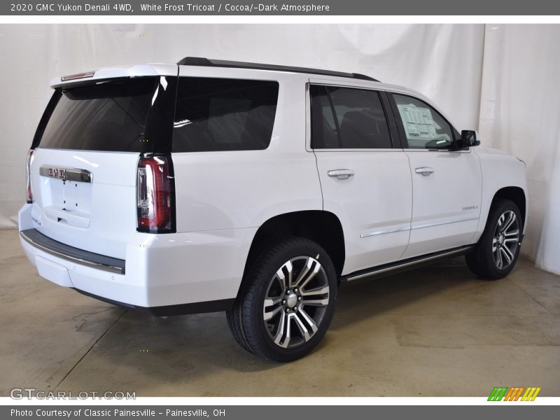 White Frost Tricoat / Cocoa/­Dark Atmosphere 2020 GMC Yukon Denali 4WD