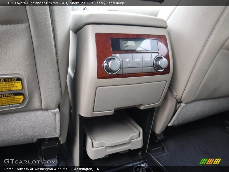Shoreline Blue Pearl / Sand Beige 2013 Toyota Highlander Limited 4WD