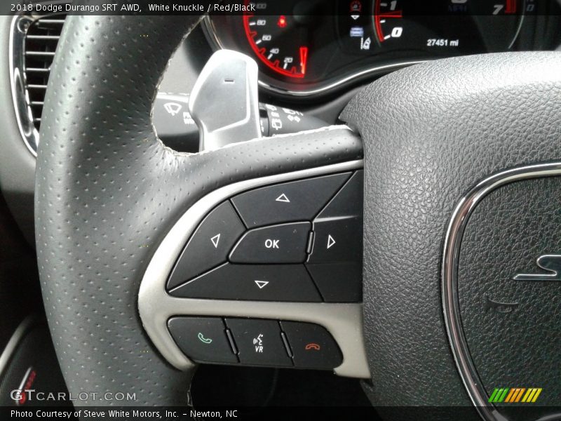 White Knuckle / Red/Black 2018 Dodge Durango SRT AWD