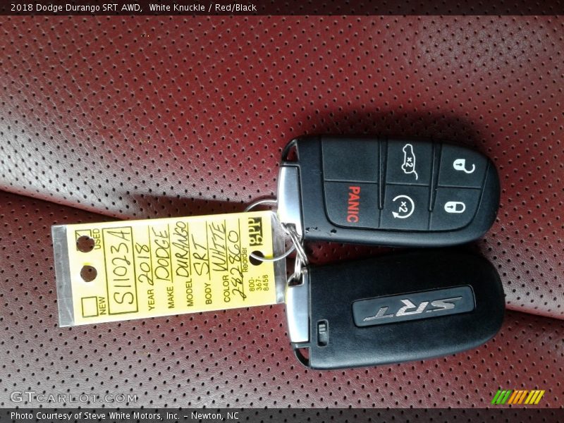 White Knuckle / Red/Black 2018 Dodge Durango SRT AWD