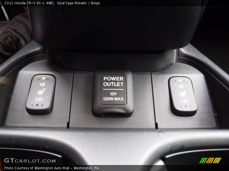Opal Sage Metallic / Beige 2012 Honda CR-V EX-L 4WD