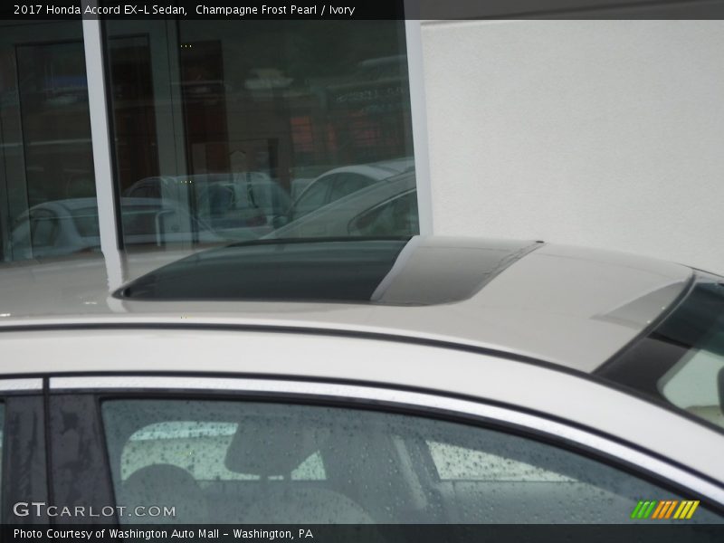 Champagne Frost Pearl / Ivory 2017 Honda Accord EX-L Sedan