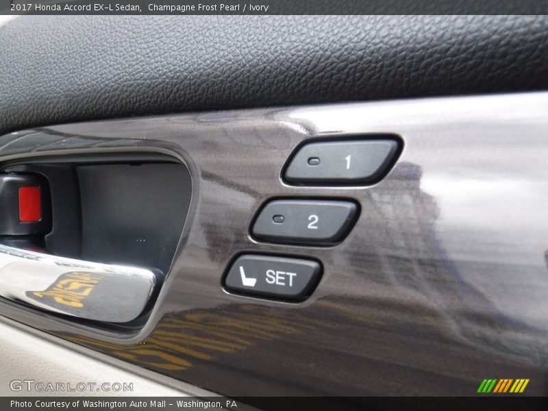 Champagne Frost Pearl / Ivory 2017 Honda Accord EX-L Sedan