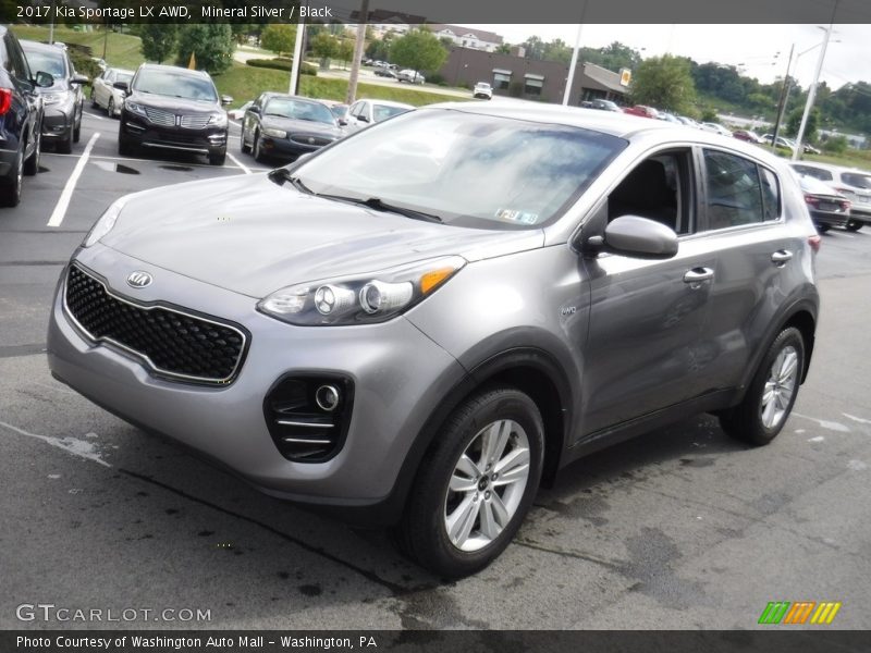 Mineral Silver / Black 2017 Kia Sportage LX AWD