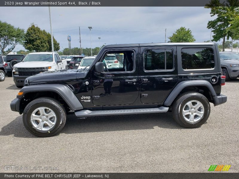Black / Black 2020 Jeep Wrangler Unlimited Sport 4x4