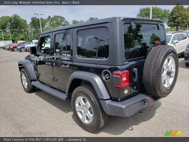 Black / Black 2020 Jeep Wrangler Unlimited Sport 4x4