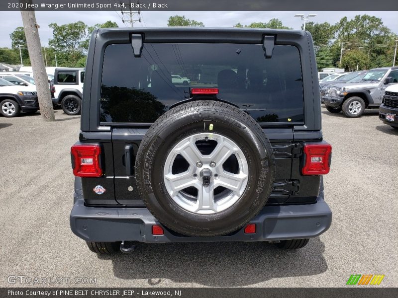 Black / Black 2020 Jeep Wrangler Unlimited Sport 4x4