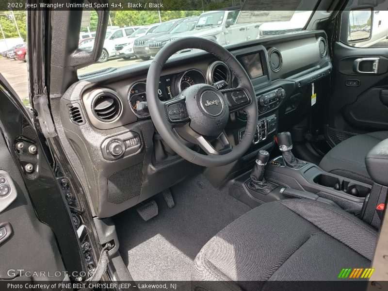Black / Black 2020 Jeep Wrangler Unlimited Sport 4x4