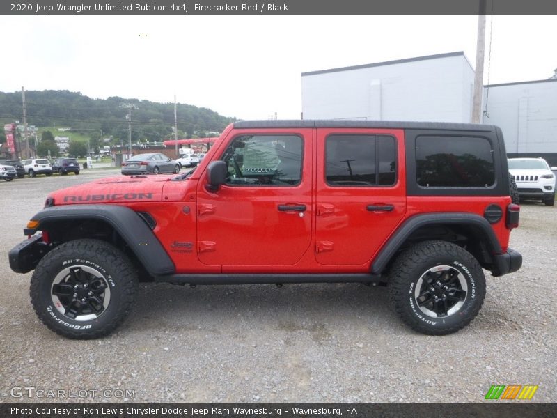 Firecracker Red / Black 2020 Jeep Wrangler Unlimited Rubicon 4x4
