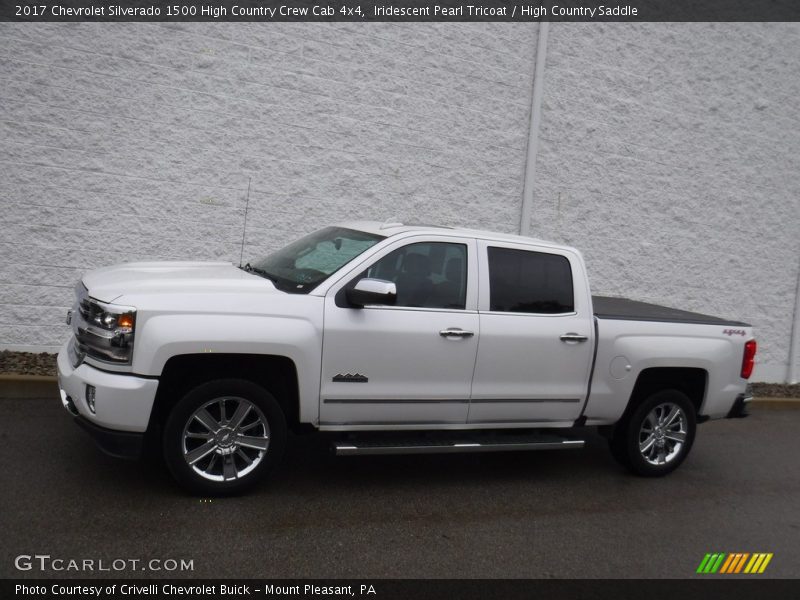 Iridescent Pearl Tricoat / High Country Saddle 2017 Chevrolet Silverado 1500 High Country Crew Cab 4x4