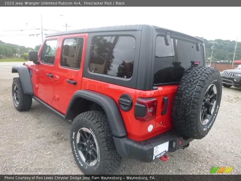 Firecracker Red / Black 2020 Jeep Wrangler Unlimited Rubicon 4x4