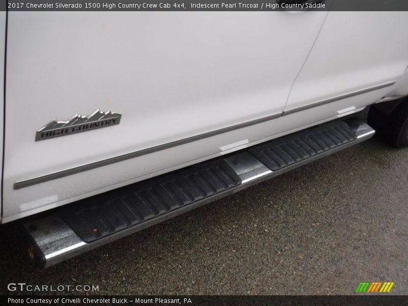 Iridescent Pearl Tricoat / High Country Saddle 2017 Chevrolet Silverado 1500 High Country Crew Cab 4x4