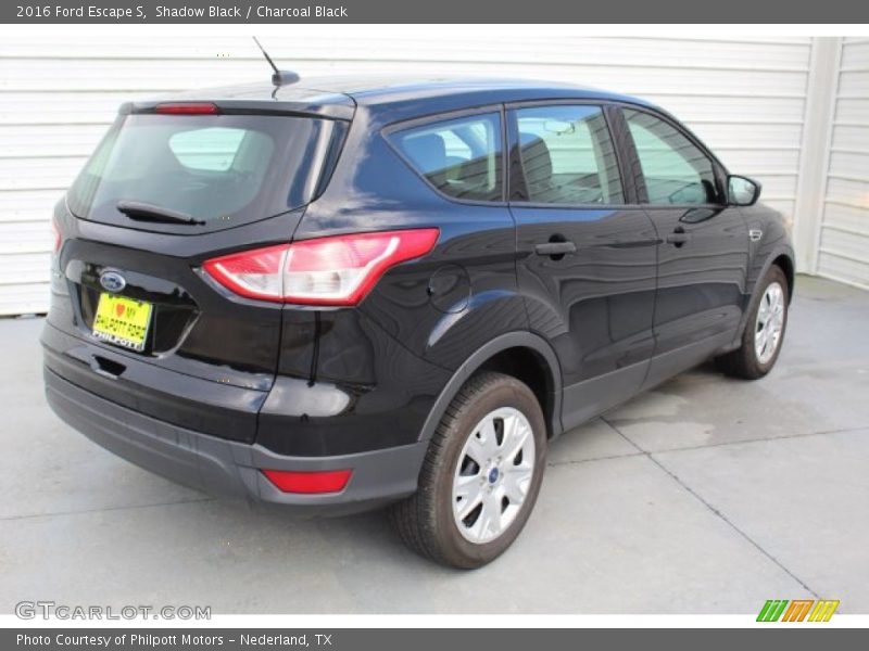 Shadow Black / Charcoal Black 2016 Ford Escape S