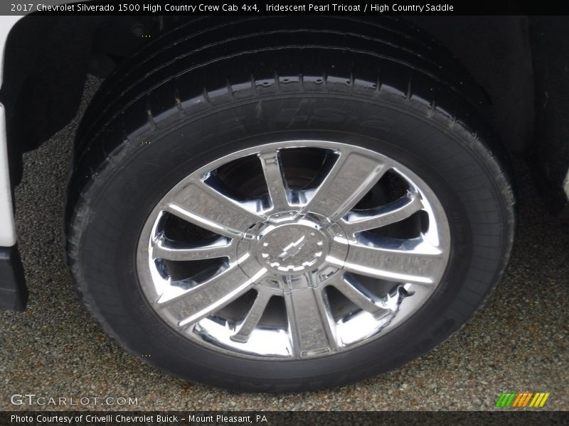 Iridescent Pearl Tricoat / High Country Saddle 2017 Chevrolet Silverado 1500 High Country Crew Cab 4x4